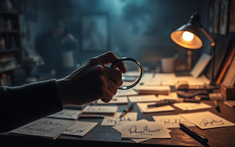 metody falsyfikacji podpisów artystów