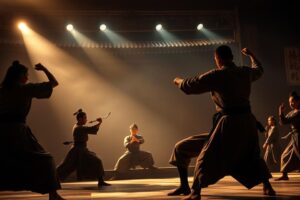 Azjatyckie sztuki walki jako performance: sztuka i widowisko